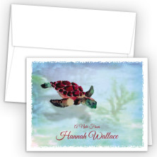 Sea Turtle Note Card