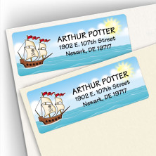 Ship Ocean Address Labels