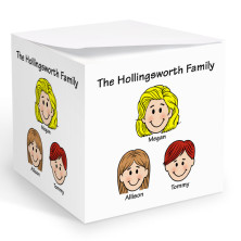 Single Parent Memo Cubes