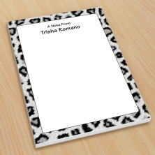 Snow Leopard Small Note Pads