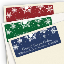 Snowflakes Assortment 2 Address Labels