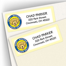 Spay/Neuter Dog Address Labels