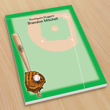 Sports Baseball Small Note Pads