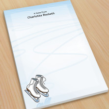 Sports Ice Skating Large Note Pads