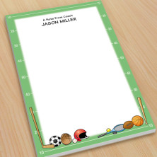 Sports Large Note Pads