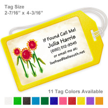 Sunflowers Luggage Tag