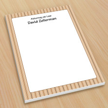 Tan Stripes Small Note Pads