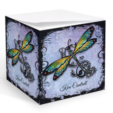 Tattoo Dragonfly Memo Cube
