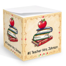 Teacher Books Memo Cube