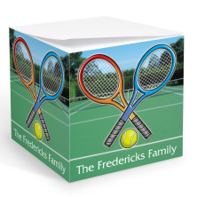 Tennis Memo Cube