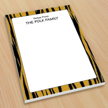 Tiger Stripes Pattern Small Note Pads