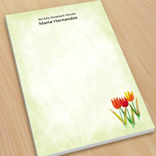 Tulips Watercolor Large Note Pads