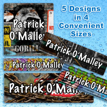 Urban Waterproof Name Labels For Kids