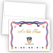 USA Foldover Family Note Cards