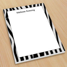 Zebra Pattern Small Note Pads