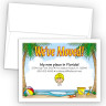 Beach Scene Moving Cards & Announcements