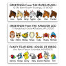Birds, Fish, Cows and More Address Labels
