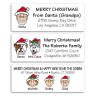 Christmas Address Label