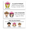 Cowboy Hat Address Labels