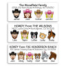 Cowboy Hat Address Labels