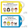 Family Caricature Luggage Tags