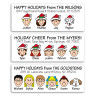 Happy Holidays Address Labels
