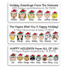 Happy Holidays Address Labels