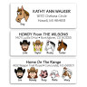 Horse Address Label