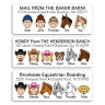 Horse Address Label