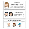 International Address Labels