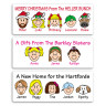 Family Address Labels - No Address