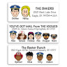 Police & Fireman Address Labels
