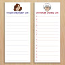 Caricature To-Do Pads with Magnets