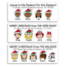 Santa Hat Address Labels