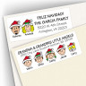 Santa Hat Address Labels