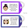 Single Caricature Bag Tags