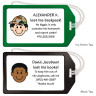 Single Caricature Bag Tags