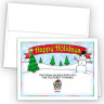 Snowman Happy Holiday Fold Note