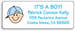 Birth Announcement Address Labels