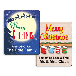 Small Christmas Gift Labels