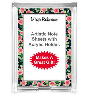 Acrylic Note Sheet Sets