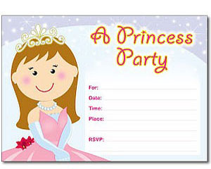 Fill-In Birthday Party Invitations