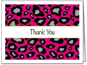Foldover Thank You Cards & Envelopes