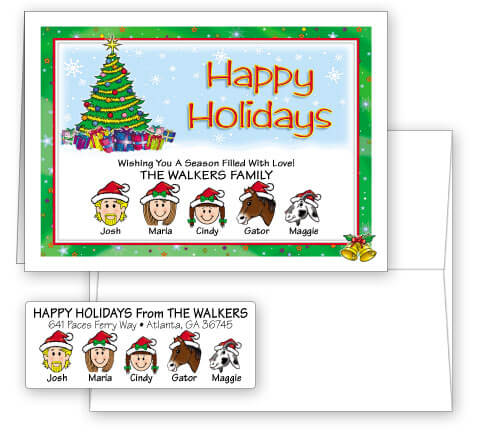 Happy Holidays Card Combo Sets