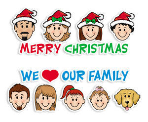 Holiday Auto Decals