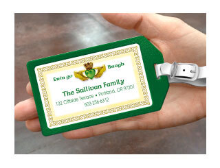 Irish Luggage Tags