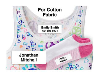 Iron-On Clothing Labels