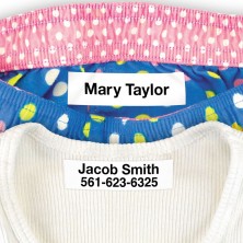 Iron-On Clothing Labels