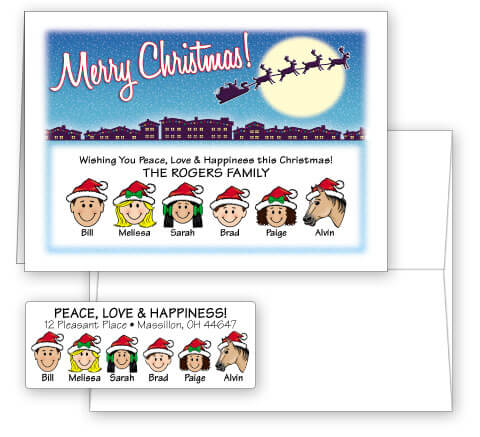 Merry Christmas Card Combo Sets