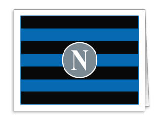 Monogram Note Cards Fold Over
